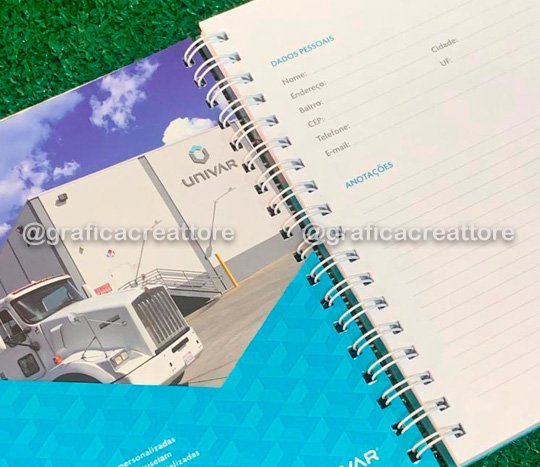 Caderno Personalizado, Caderno Personalizado Univar