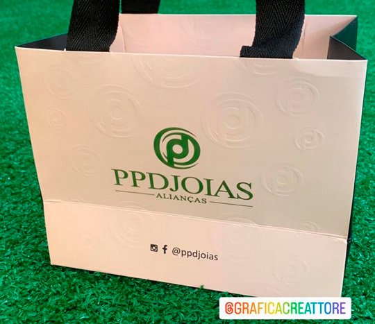 Sacola Personalizada, Sacola Personalizada PPD Joias