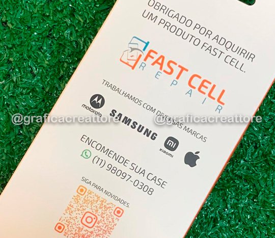 Embalagem para Capas de Celular, Embalagem para Capas de Celular Fast Cell