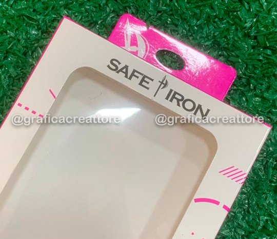 Embalagem para Capas de Celular, Embalagem para Capas de Celular Safe Iron