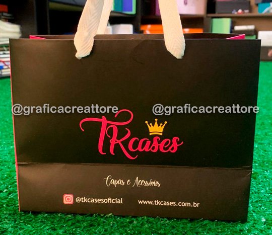 Sacola Personalizada, Sacola Personalizada TK Cases
