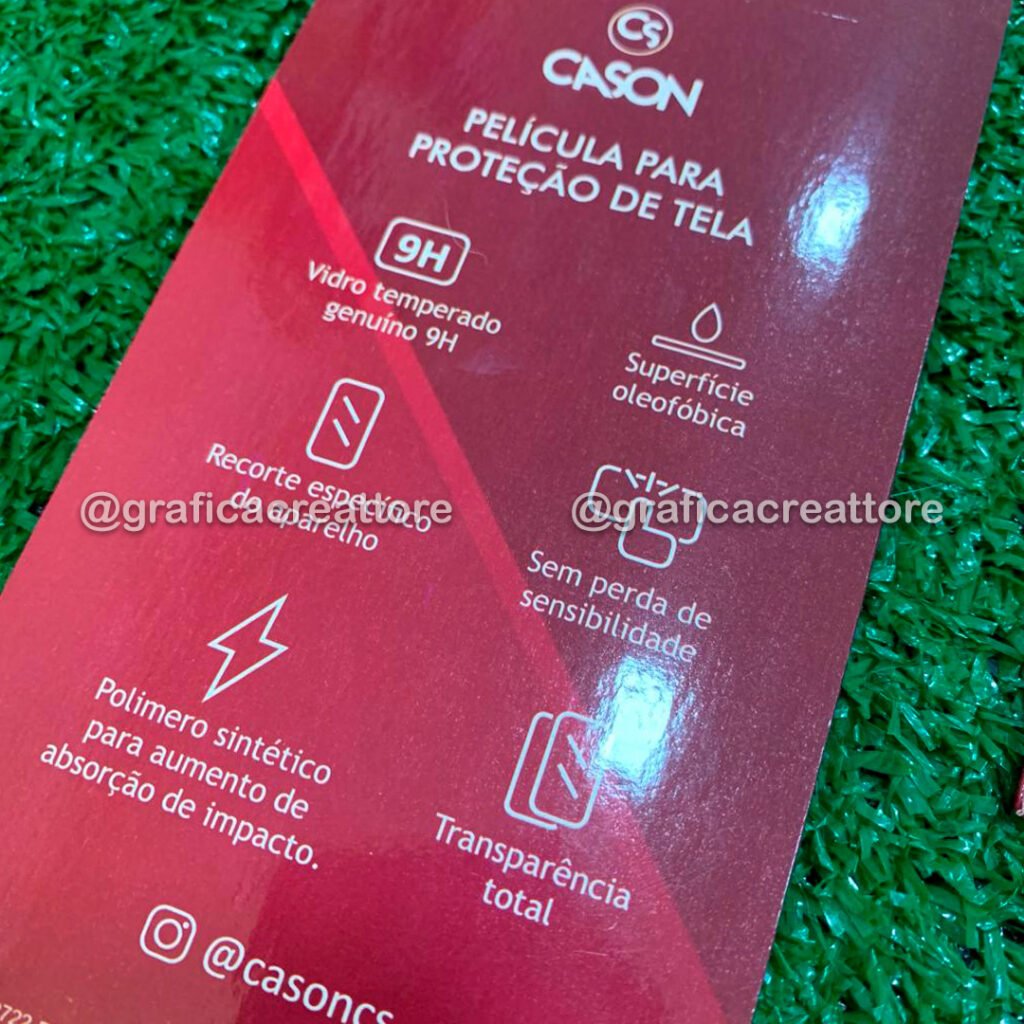 Embalagem para Películas de Celular, Embalagem para Películas de Celular Cason